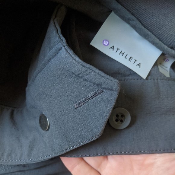 Athleta | Trekkie Hiking Crop Pants Flint Grey - Picture 4 of 11